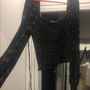 Free people cropped shirt